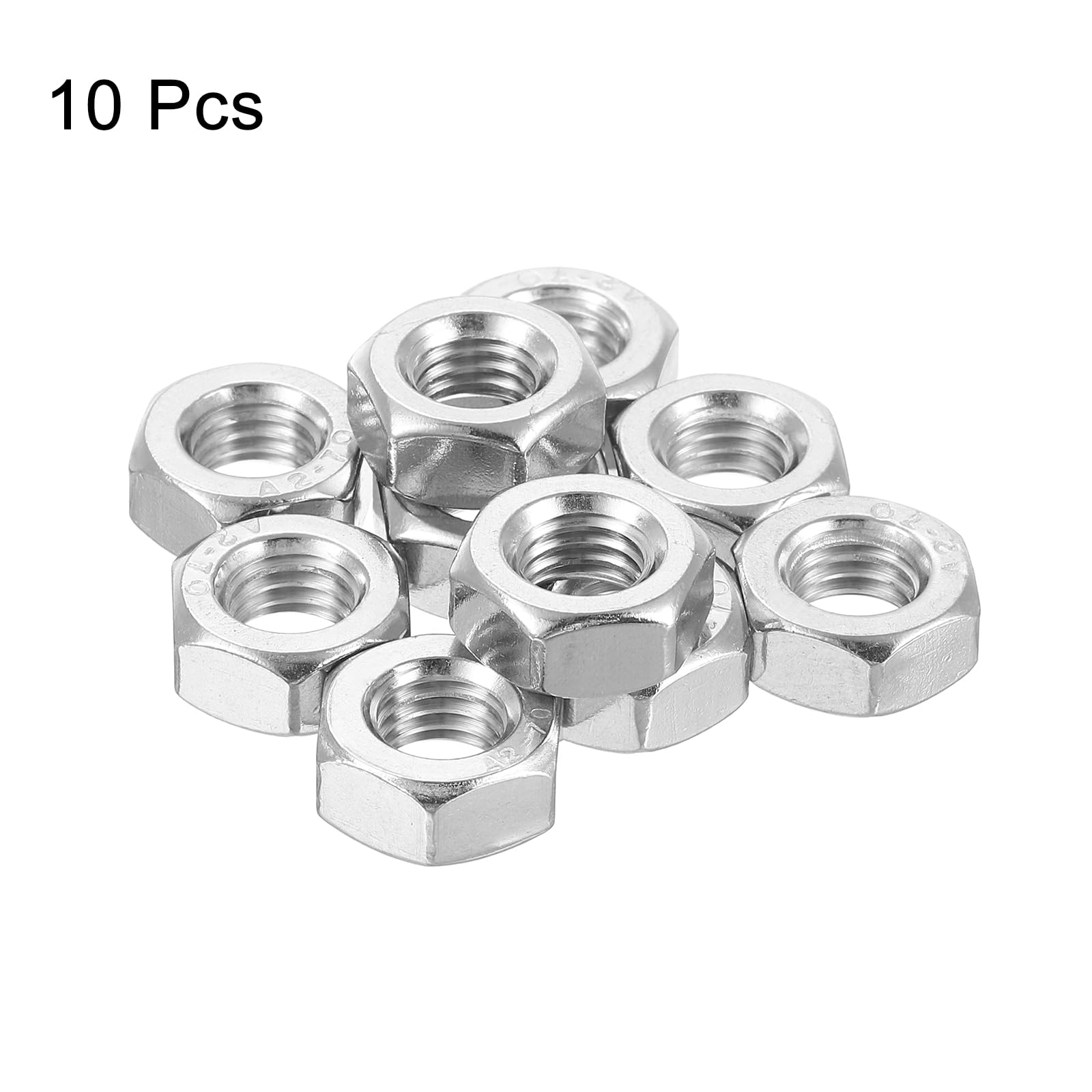 4 Dadi Filettatura Sinistra M8 X 1.25mm - In Acciaio, Per Fissaggi Speciali - Foto 7