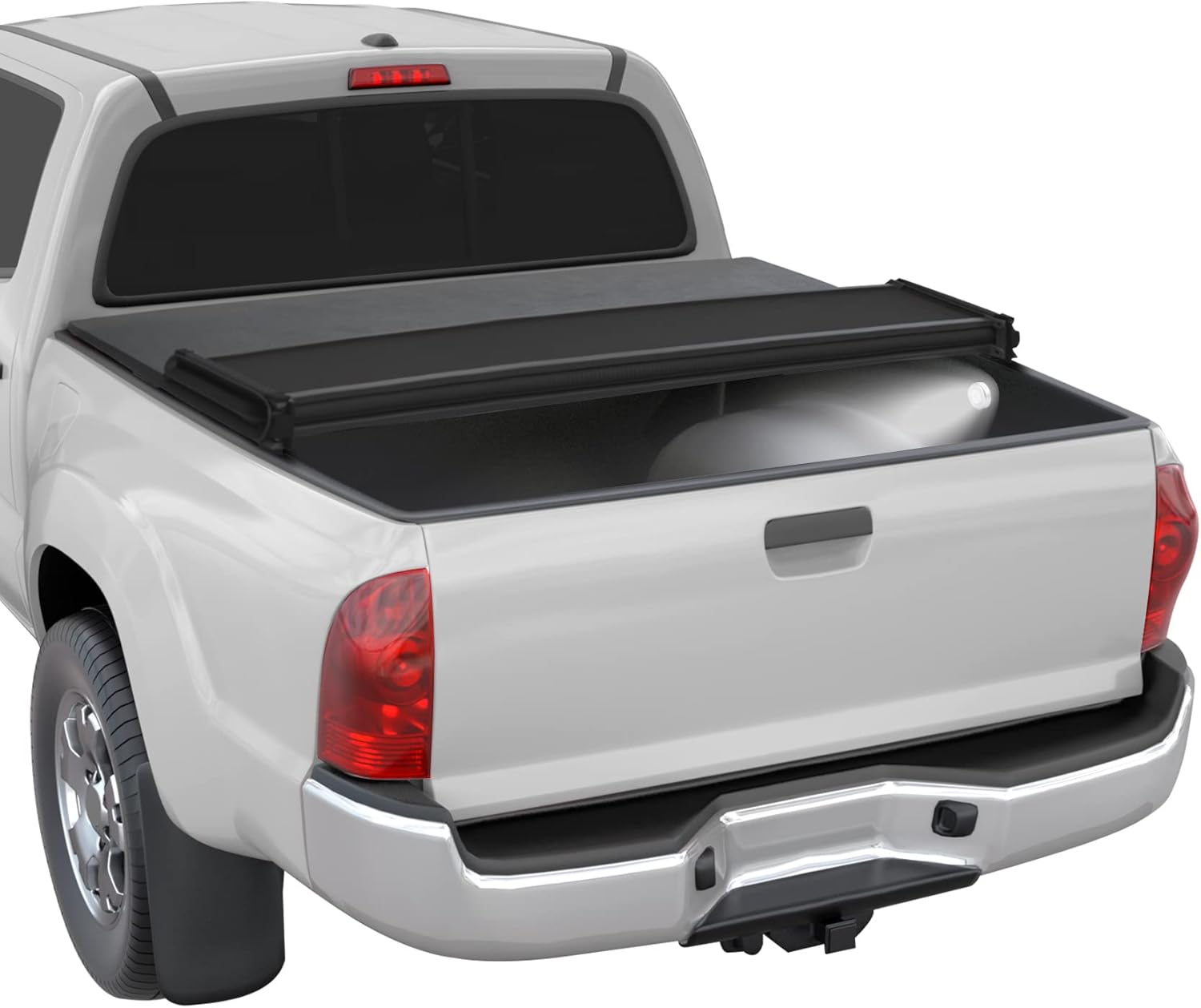 CARMOCAR Soft Quad Fold Truck Bed Covers for 20072021