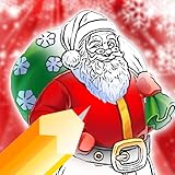 クリスマスぬりえページ：子供向けのぬりえゲーム