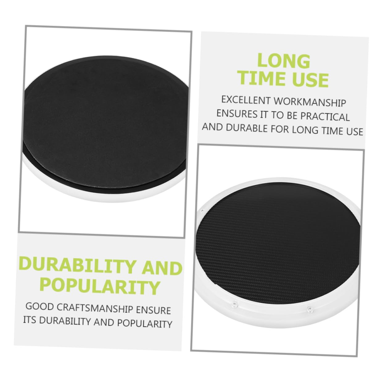 Toddmomy Pad de Entrenamiento de Batería de Fibra de Carbono de Color Claro para Principiantes Metrónomo para Práctica Silenciosa en Casa
