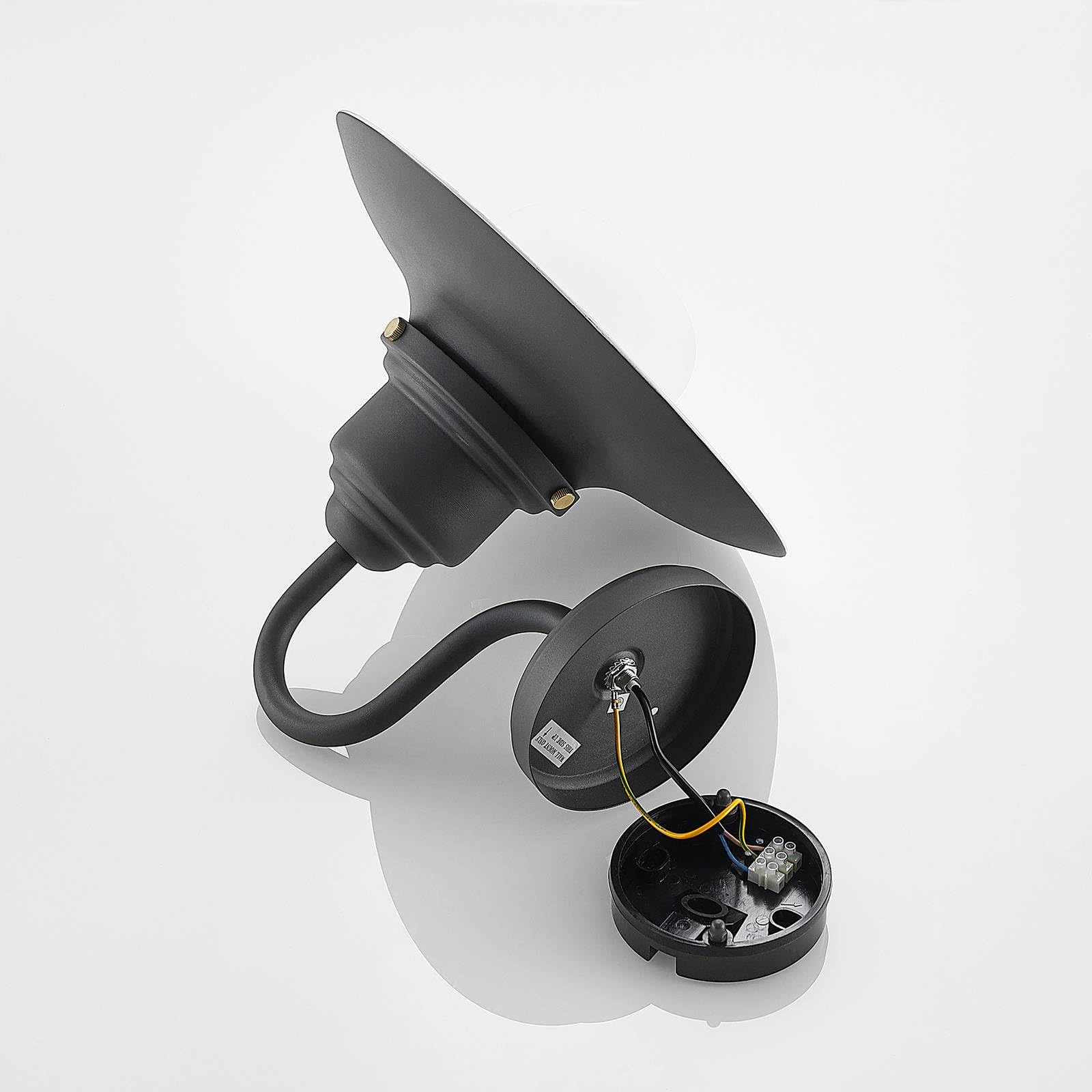 Lindby Wandleuchte außen Roisin (spritzwassergeschützt (Retro, Vintage Antik) in Alu aus Metall (1 flammig E27) - Außenwandleuchten Wandlampe Led Außenlampe Outdoor für