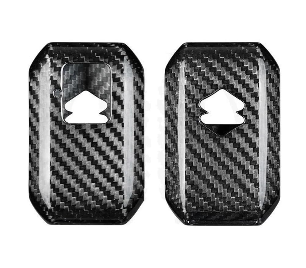 para Llave de Coche Funda de Fibra de Carbono para Llave de Coche, Funda para Llave, Funda para Suzuki para Swift 2017 2019 2020 Wagon R, protección sin Llave Monopoly(Silver Black 01)