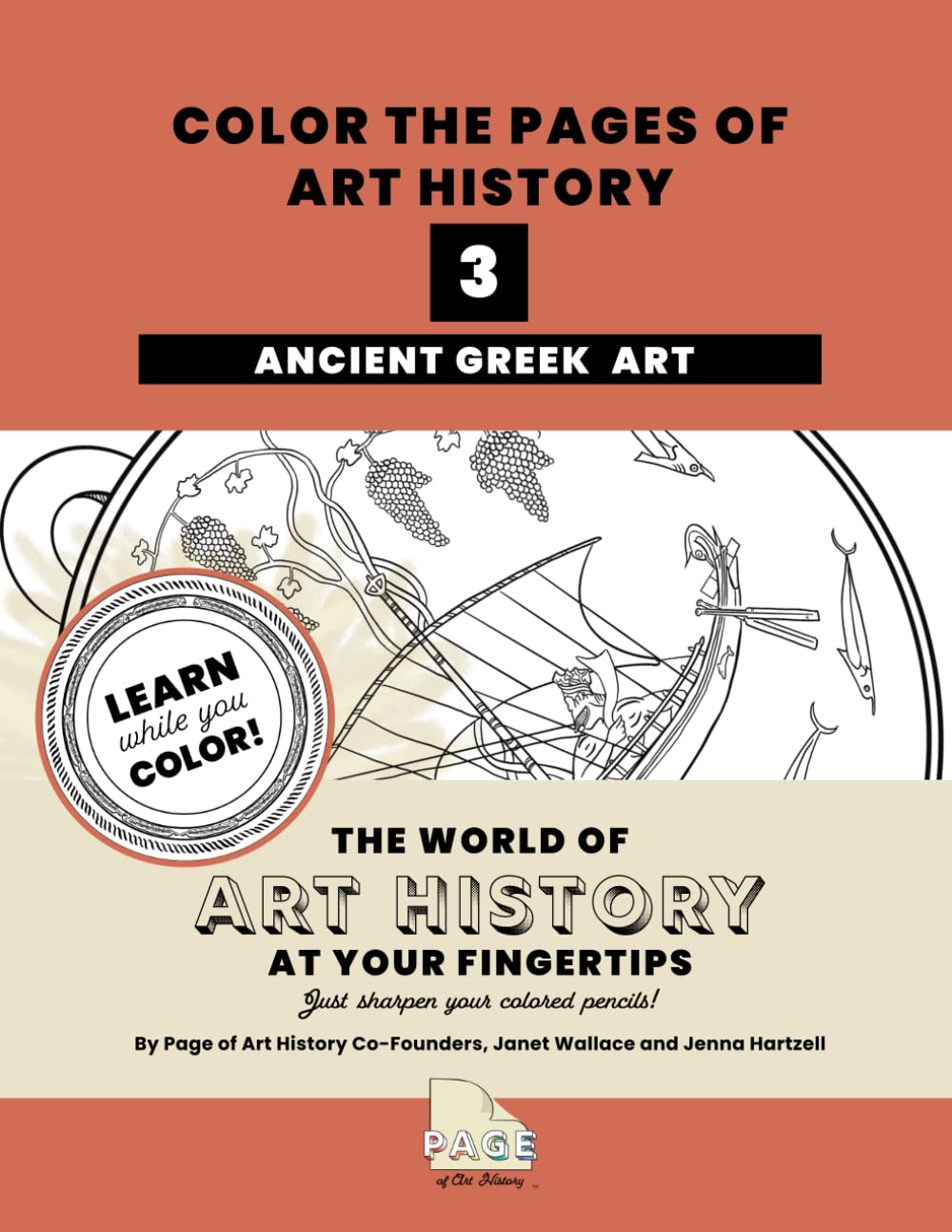 Color the Pages of Art History: Ancient Greek Art