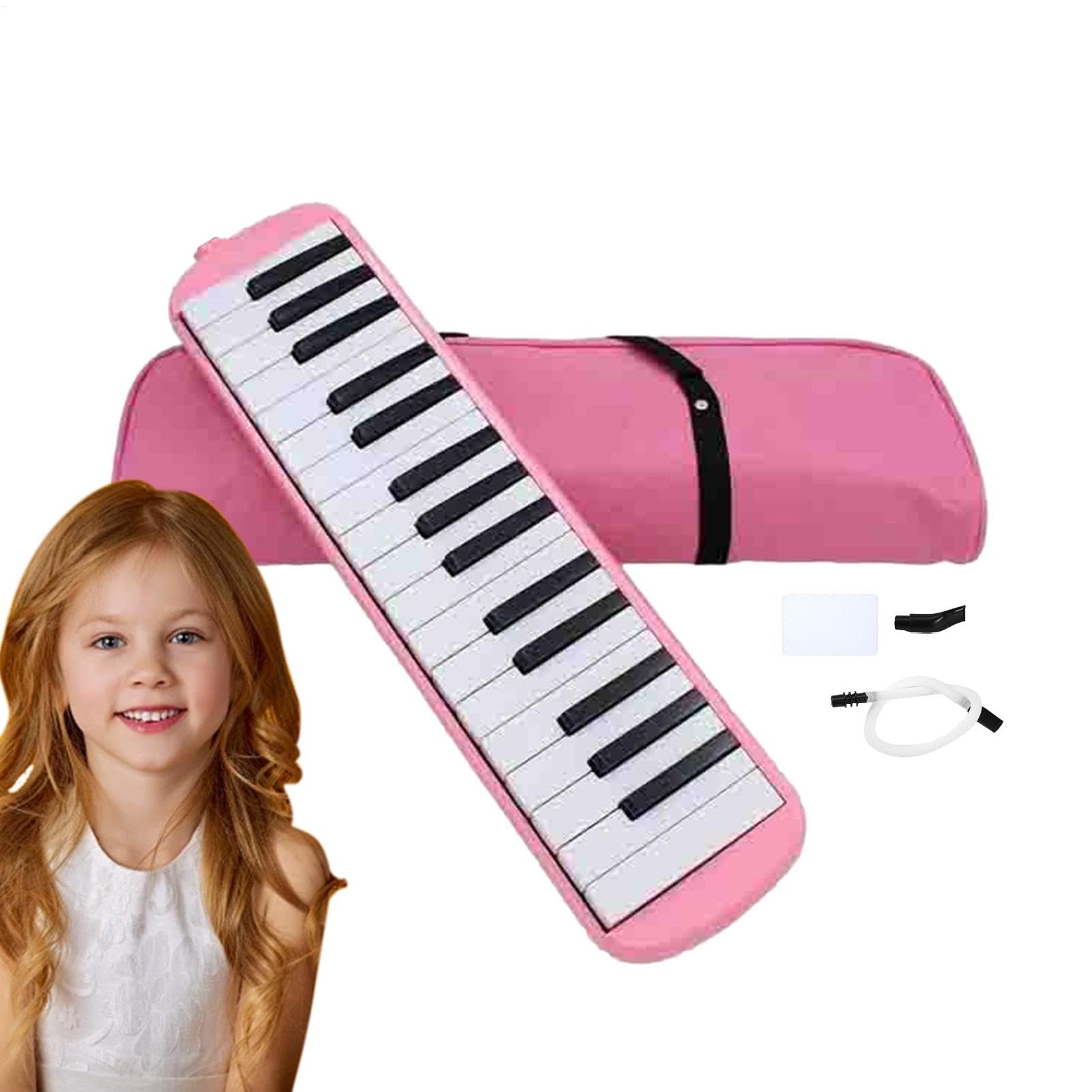 Melodica Pianica Tube – Talk Box Instrument de piano à air avec double tubes – Instrument de conversation sûr, mélodica, bouche stable pour débutants