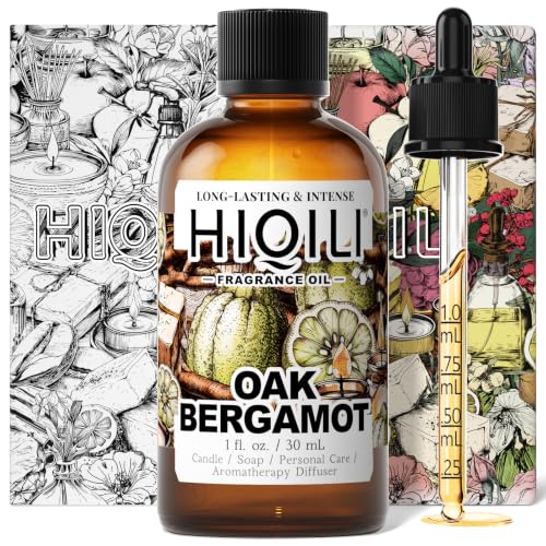 Image of HIQILI Oak Bergamot Fragrance Oil for Essential Oil Diffuser & DIY Perfume