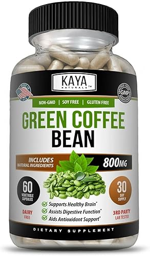 Kaya Naturals Grano de café verde 60ct - Control de peso