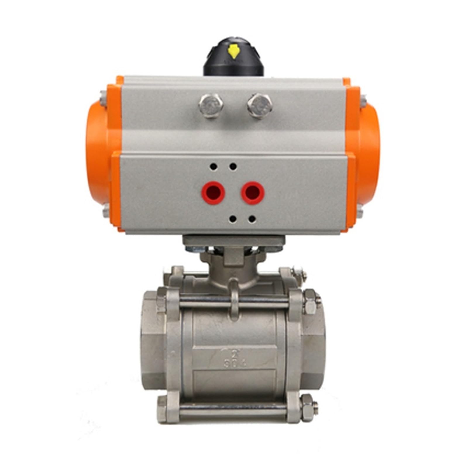 PXQCHAVLN DN8 DN10 DN15 DN20 DN25 DN32 DN40 DN50 Three Pieceic Ball Valve With 304 Double Acting Cylinder(DN20)