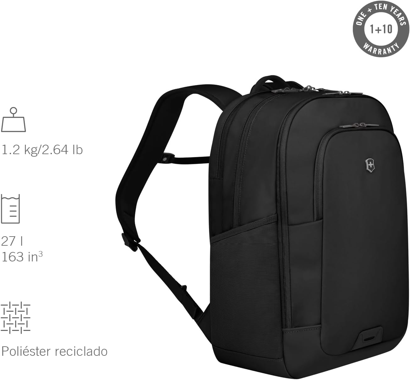 Victorinox Altmont Modern Deluxe Backpack Black