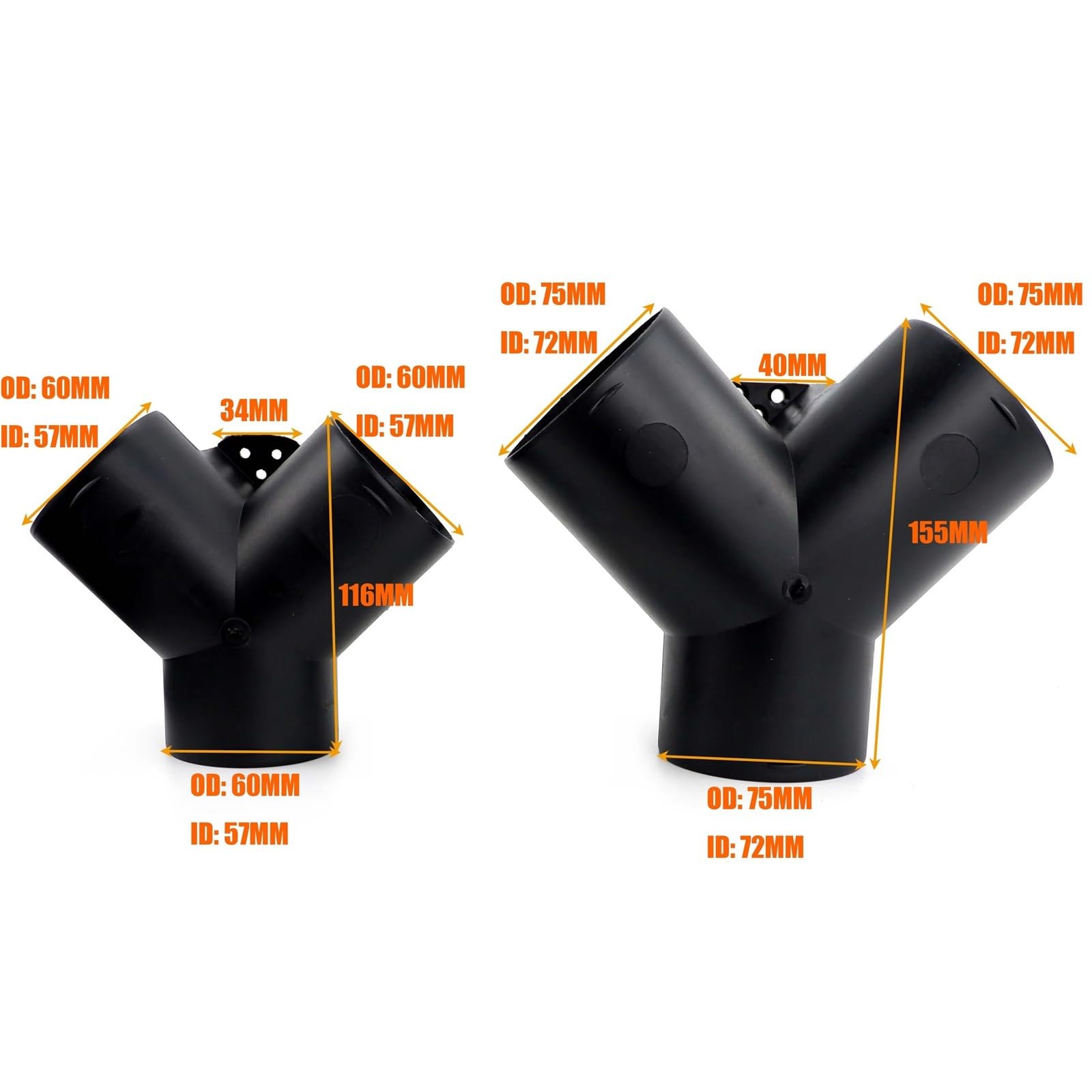 Kit De Conduit D'Aération Pour Hotte Aspirante, Diamètre 150 Mm, Grille