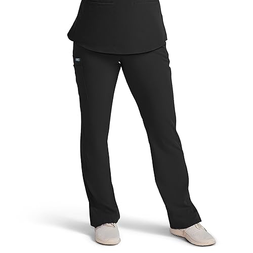 ave. Varick - Pantalones médicos para mujer, cintura elástica, tela elástica en 4 direcciones, resistentes a las arrugas y a la decoloración,