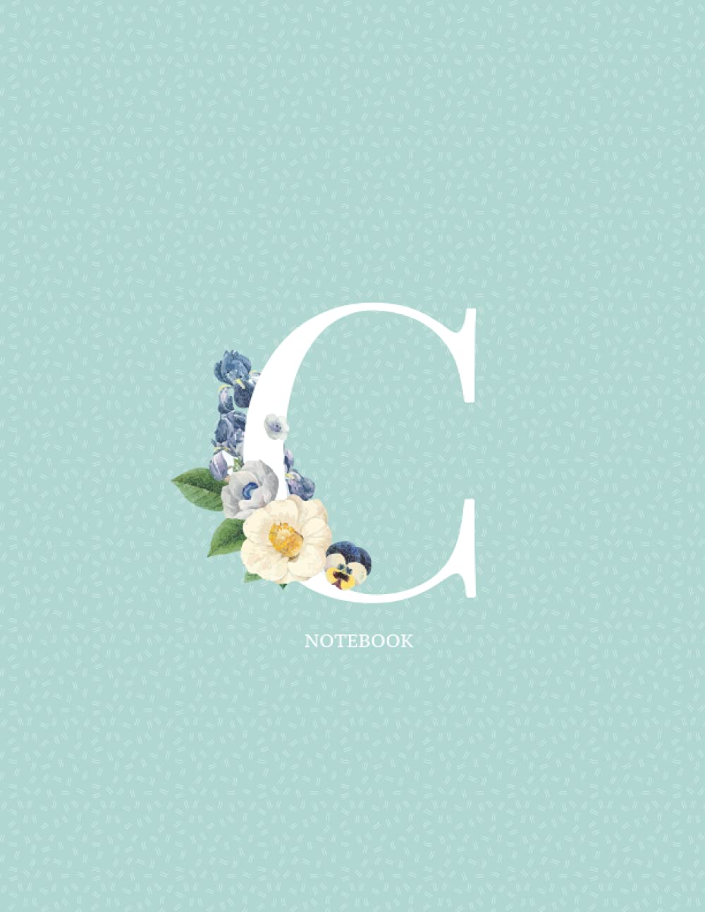 C: Monogram Initial A Notebook Lined paper Journal & Diary for Writing & Notes -nature (The first of the name)