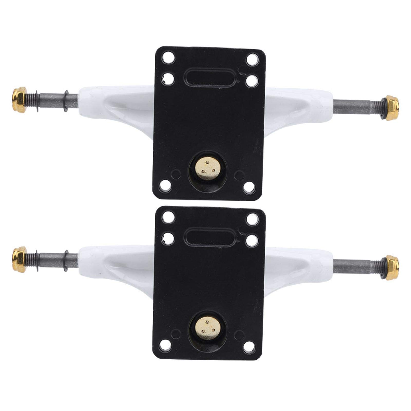 Keenso Trucks Skateboard in Alluminio, 2 Pezzi, Leggeri E Robusti, per Skateboarding, Street E Park, Sport Estremo