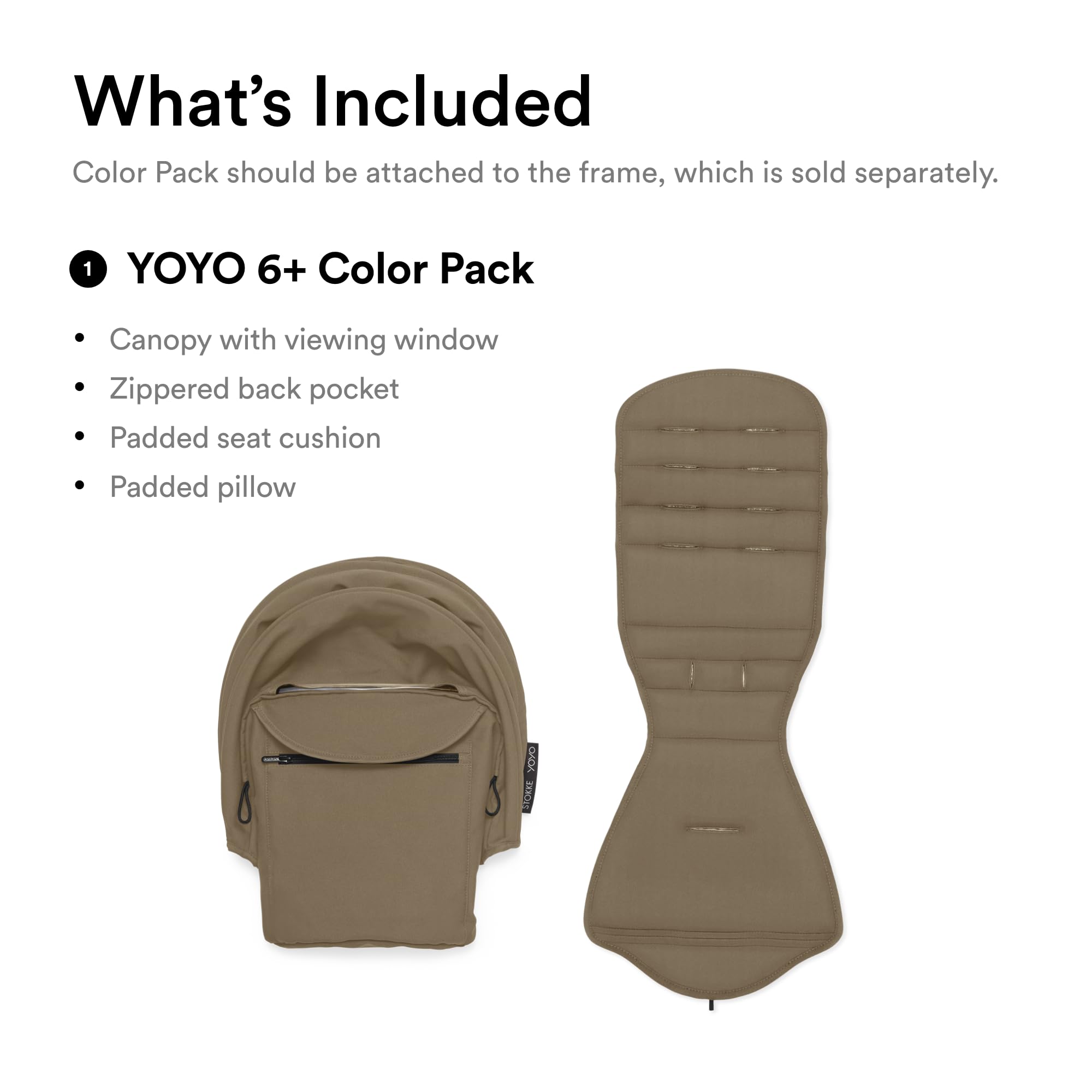 Amazon.com: Stokke YOYO 6+ Color Pack, Toffee - Textiles Only Amazon.com: Stokke YOYO 6+ Color Pack, Toffee - Textiles Only