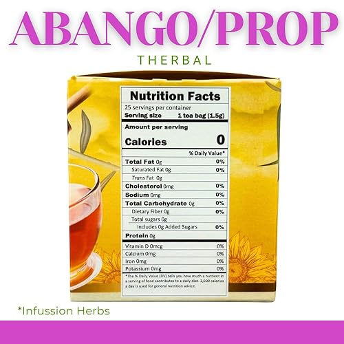 Miniatura 2 de Therbal Té de hierbas Abango con propóleo y equinácea – 25 bolsas de té – Infusión natural sin cafeína – Mezcla de hierbas de invierno