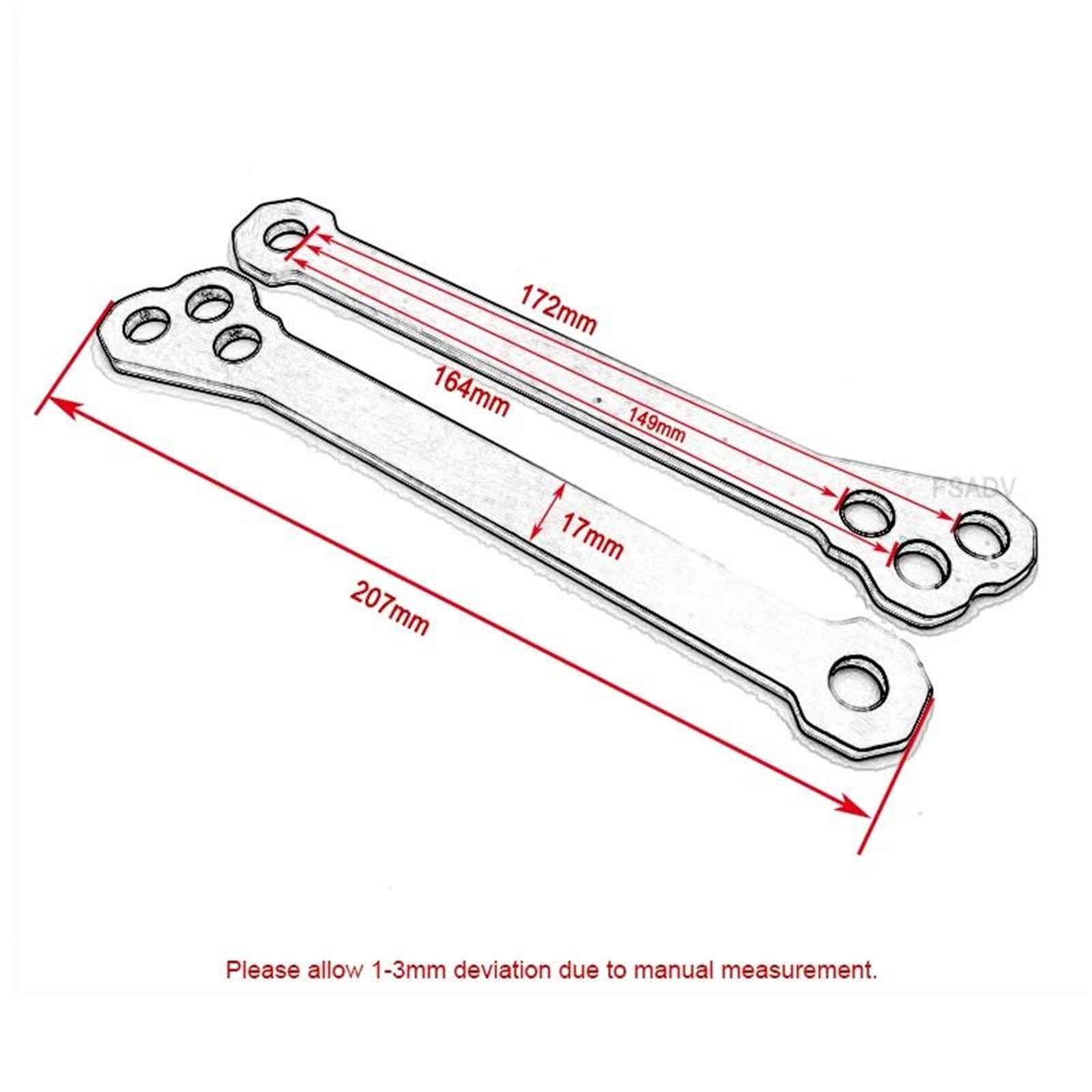 Kits de instalación de suspensión Inferior Ajuste For Honda X-ADV 750 2019-2022 Kit De Enlace De Descenso De Suspensión Trasera De Motocicleta Accesorios De Modificación