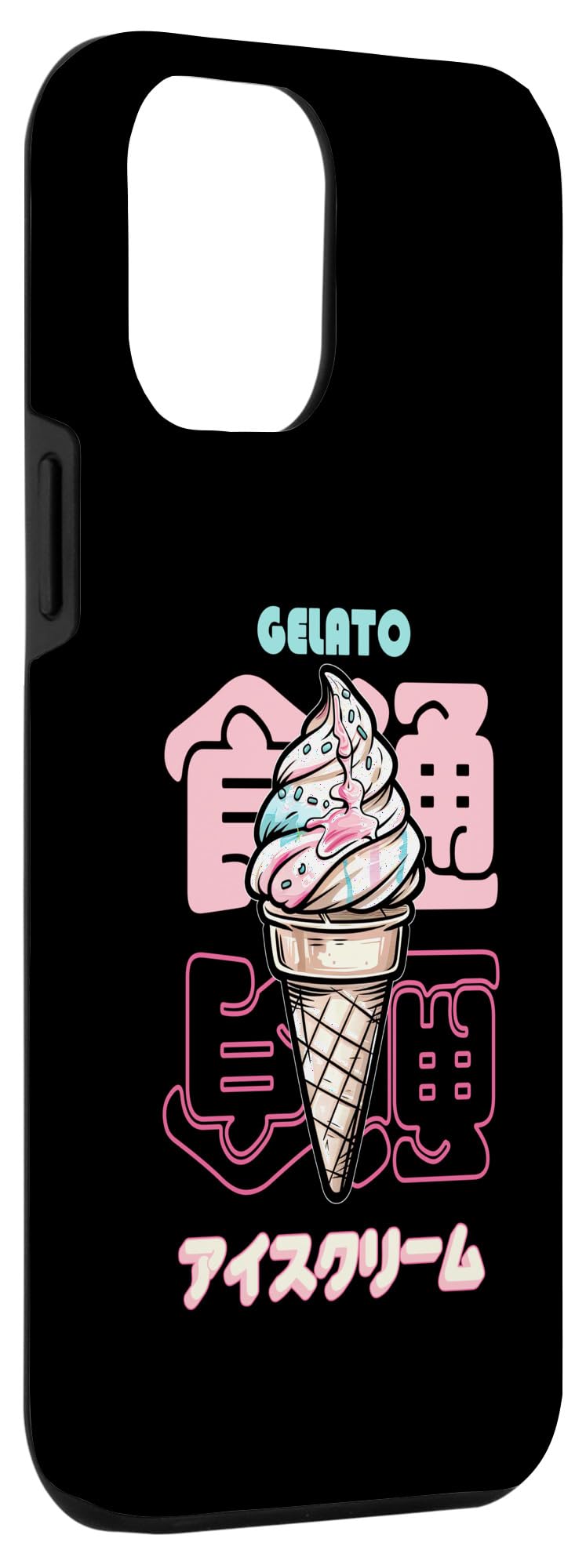 iPhone 12 Pro Max Gelato Japanese Streetwear Kanji Aesthetic Ice Cream Lover Case - Image 3