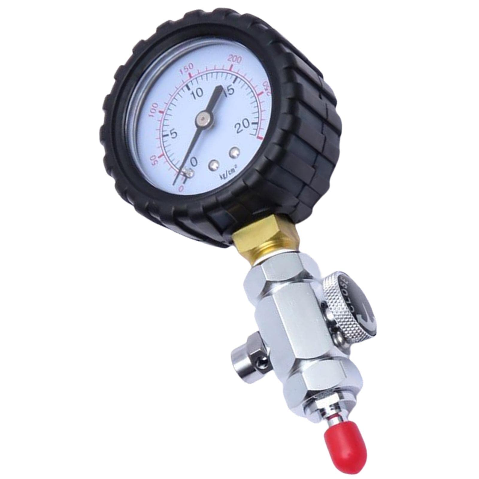 Harilla Scuba Diving Pressure Gauges Checker - 1ST Stage Scuba Dive Tank Regulator- 300 PSI Underwater Accessories