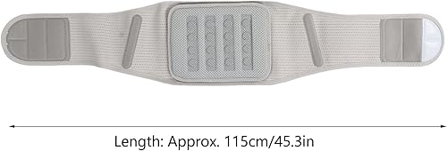 Miniatura 6 de Cinturón de apoyo de espalda para alivio del dolor de espalda, hernia de disco, ciática, escoliosis y más, diseño de malla transpirable, cinturón de