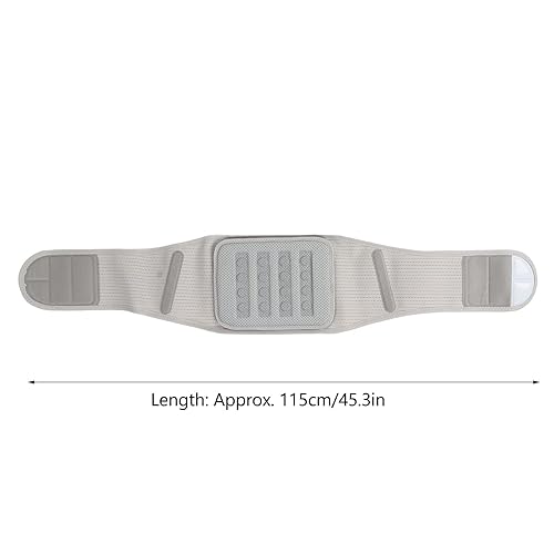 Miniatura 6 de Cinturón de apoyo de espalda para alivio del dolor de espalda, hernia de disco, ciática, escoliosis y más, diseño de malla transpirable, cinturón de