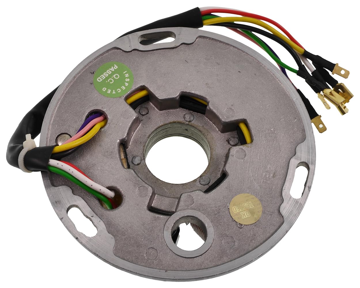 Lichtmaschine Zündgrundplatte kompatibel mit Vespa PX80-200 alt, 5 Spulen