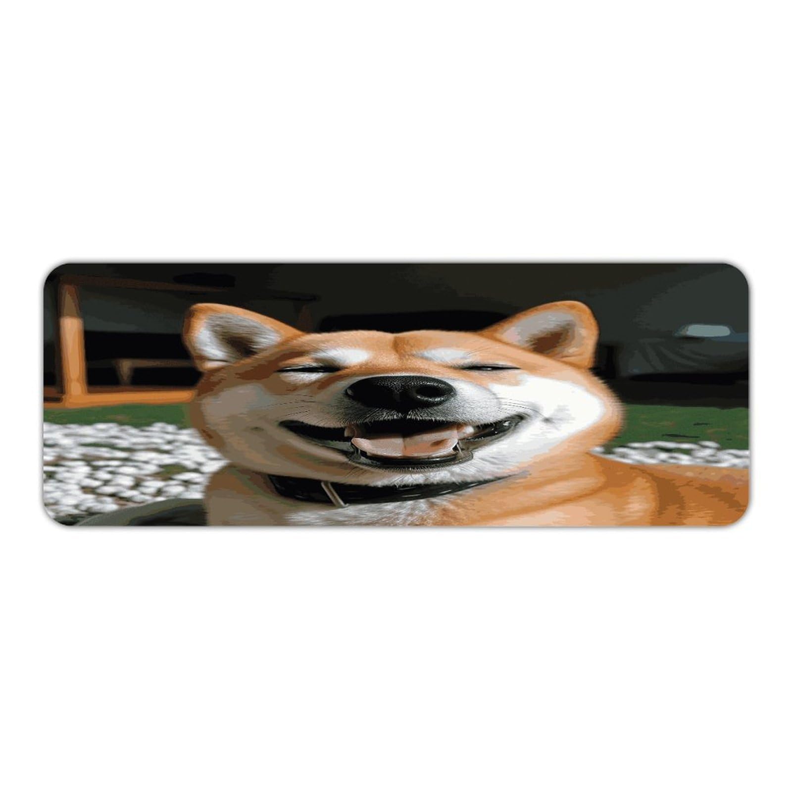 Alfombra de cocina cómoda para evitar dolores de espalda, tapete de Shiba Inu