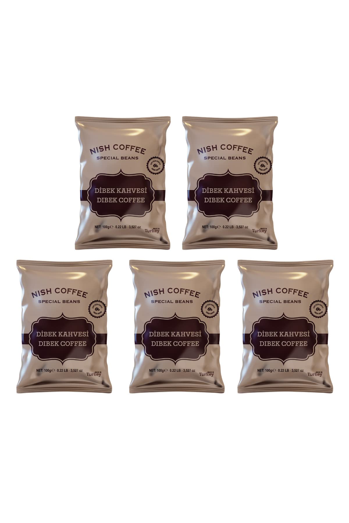 Nish Dibek Kahvesi 5'li Set (100 gr x 5 Adet)