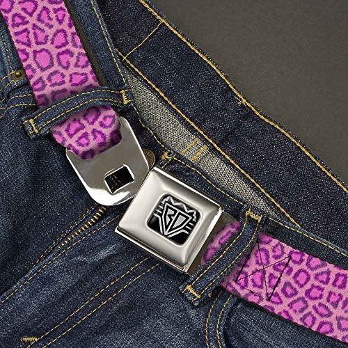 Cinturón de seguridad rosa de leopardo Buckle-Down varios colores 2