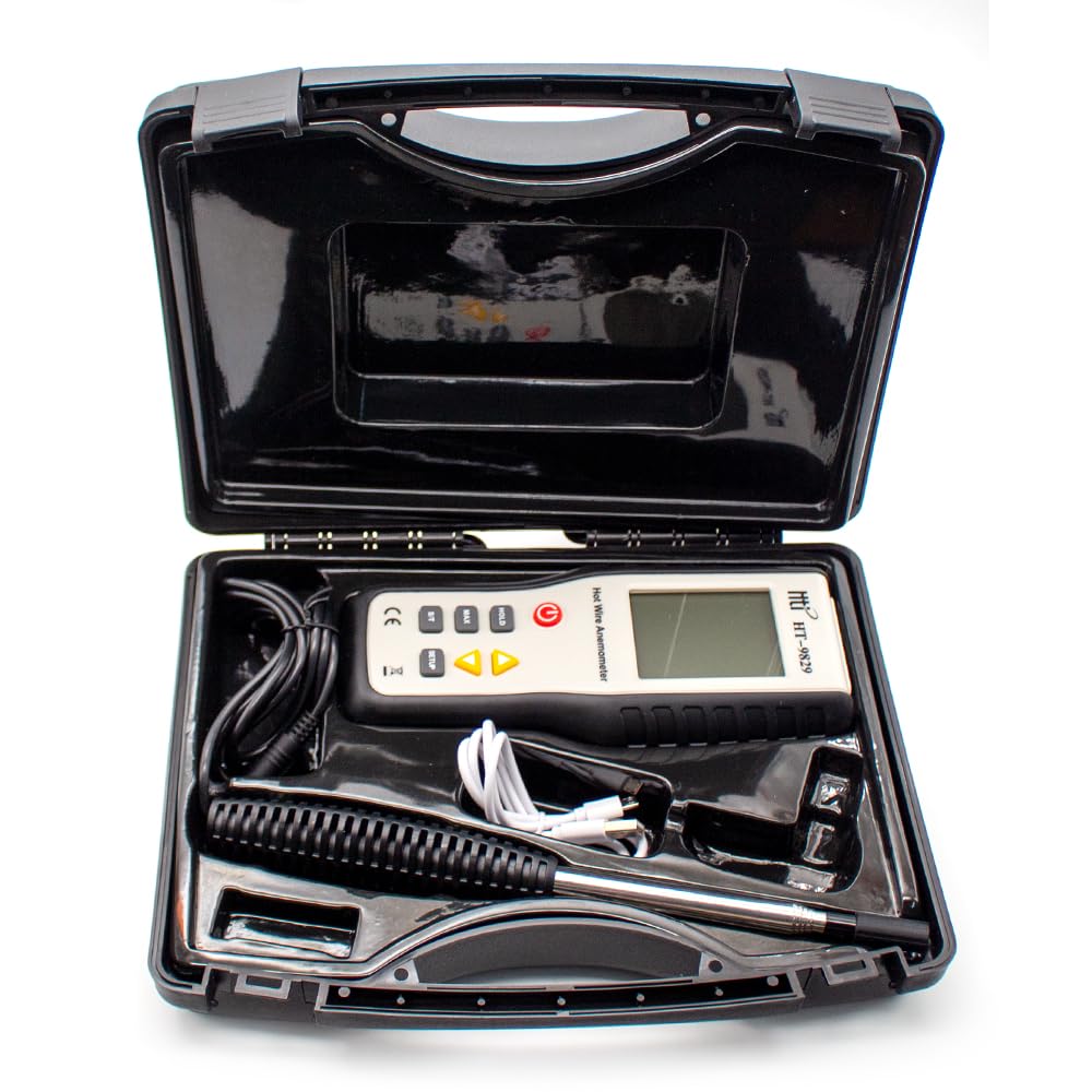 HT-9829 High-Precision Handheld Digital Thermal Anemometer Hot Wire Anemometers