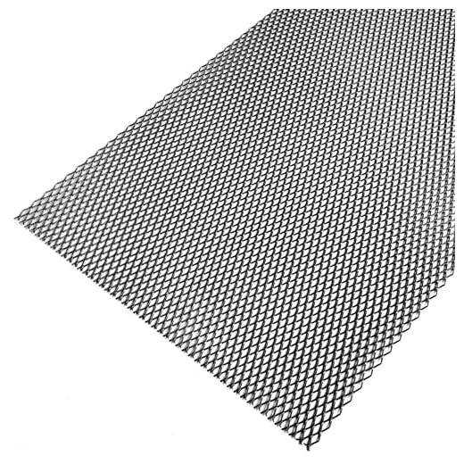 Alu Renngitter, Racegitter, Streckgitter, 100x33cm schwarz