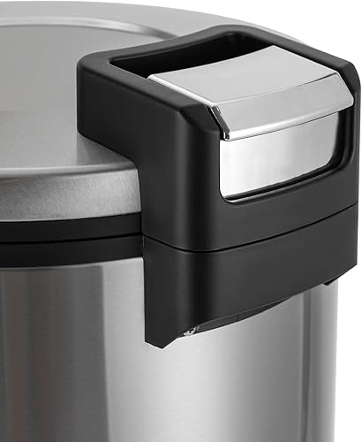 Vista 39 de Calentador de arroz eléctrico, calentador de arroz comercial de acero inoxidable resistente, con ajustes de temperatura, olla de arroz, calentador