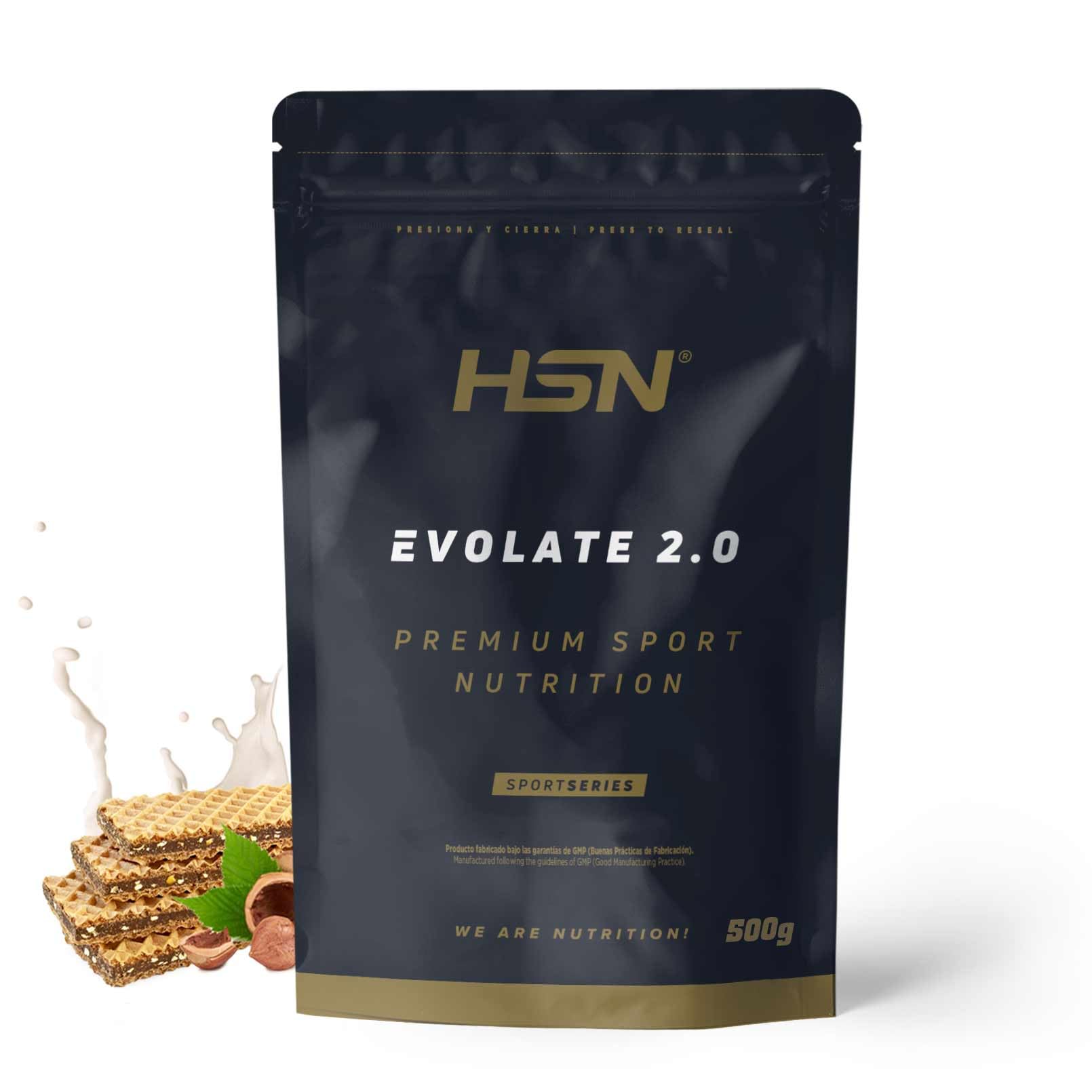 HSN Isolat de protéines de lactosérum CFM Evolate 2.0 | Récipient noisettes 500 g | Whey Protein Isolate 90 % + Enzymes DigeZyme | Sans doseur | Non-OGM, végétalien, sans gluten ni soja
