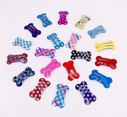 Miniatura 7 de PET SHOW Lindos clips de pelo de hueso pequeño de 1 pulgada, productos de aseo para mascotas, accesorios de pelo para perros, gatos, cachorros,