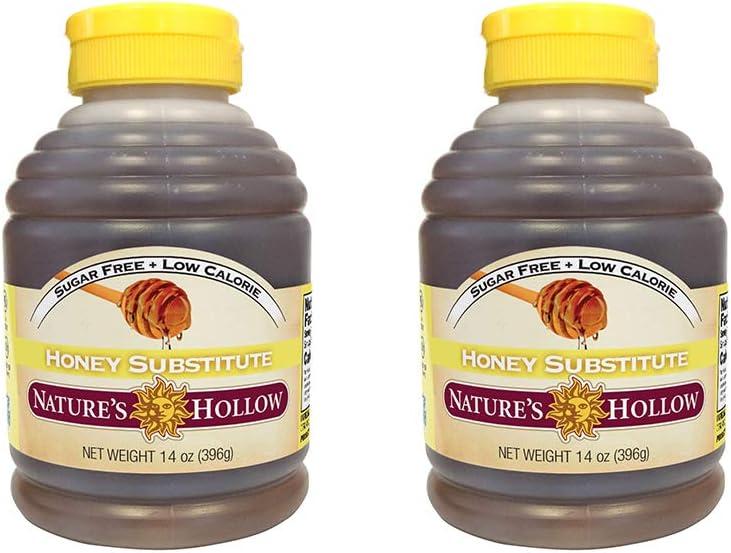 Sugar Free Honey Substitute: Gluten Free, Vegan, and Keto Honey - Zero Sugar Honey Xylitol Sweetener - Great for Diabetics and Low-Carb - Enjoy Natural Sweetness - Pack of 2