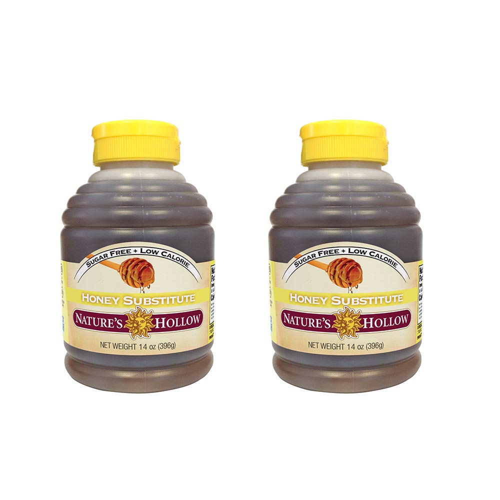 Nature's Hollow Sugar Free Honey Substitute: Gluten Free, Vegan, and Keto Honey - Zero Sugar Honey Xylitol Sweetener - Great for Diabetics and Low-Carb - Enjoy Natural Sweetness - Pack of 2