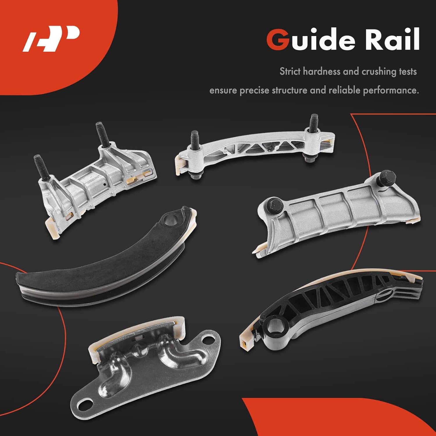 A-Premium Engine Timing Chain Kit Compatible with Buick & Cadillac & Chevy & GMC & Pontiac & Saturn & Saab & Suzuki Cars- Enclave, LaCrosse, CTS, SRX & More - DOHC, V6 2.8L 3.0L 3.2L 3.6L - Image 3