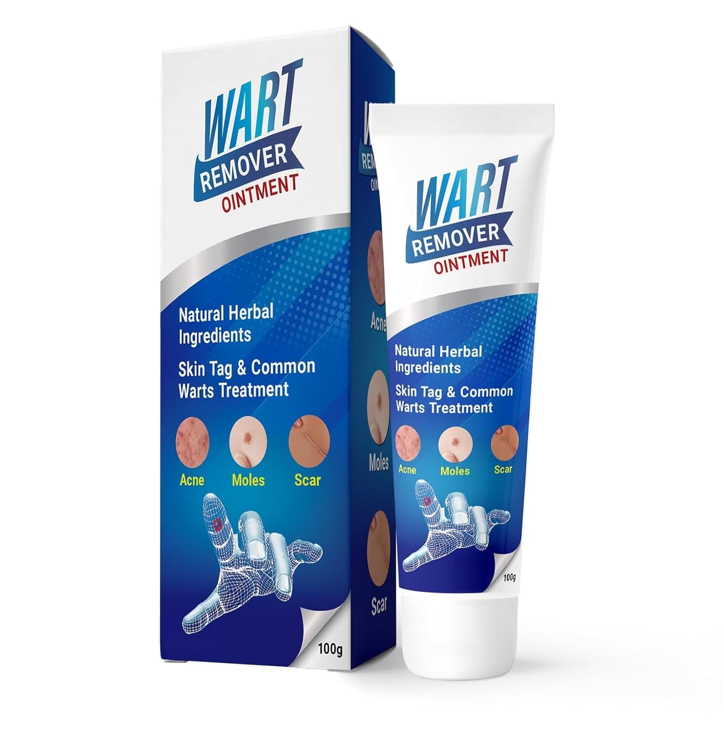 Wart Remover Ointment, Wart Remover Cream For Wart Removal (100Gm) | Massa Remover Ointment For Skin | Skin Tag Remover Cream (wart remover cream)