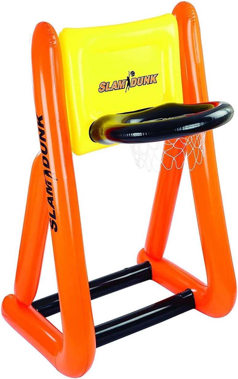 6ft. Indoor/Outdoor Giant Slam Dunk Inflatable Basketball Game With Foot Pump