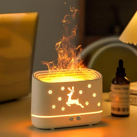 Ultrasonic Cool‑Mist Aroma Diffuser | Quiet Humidifier with LED Mood Lights | Aromatherapy Air Freshener for Home, Car, Of...