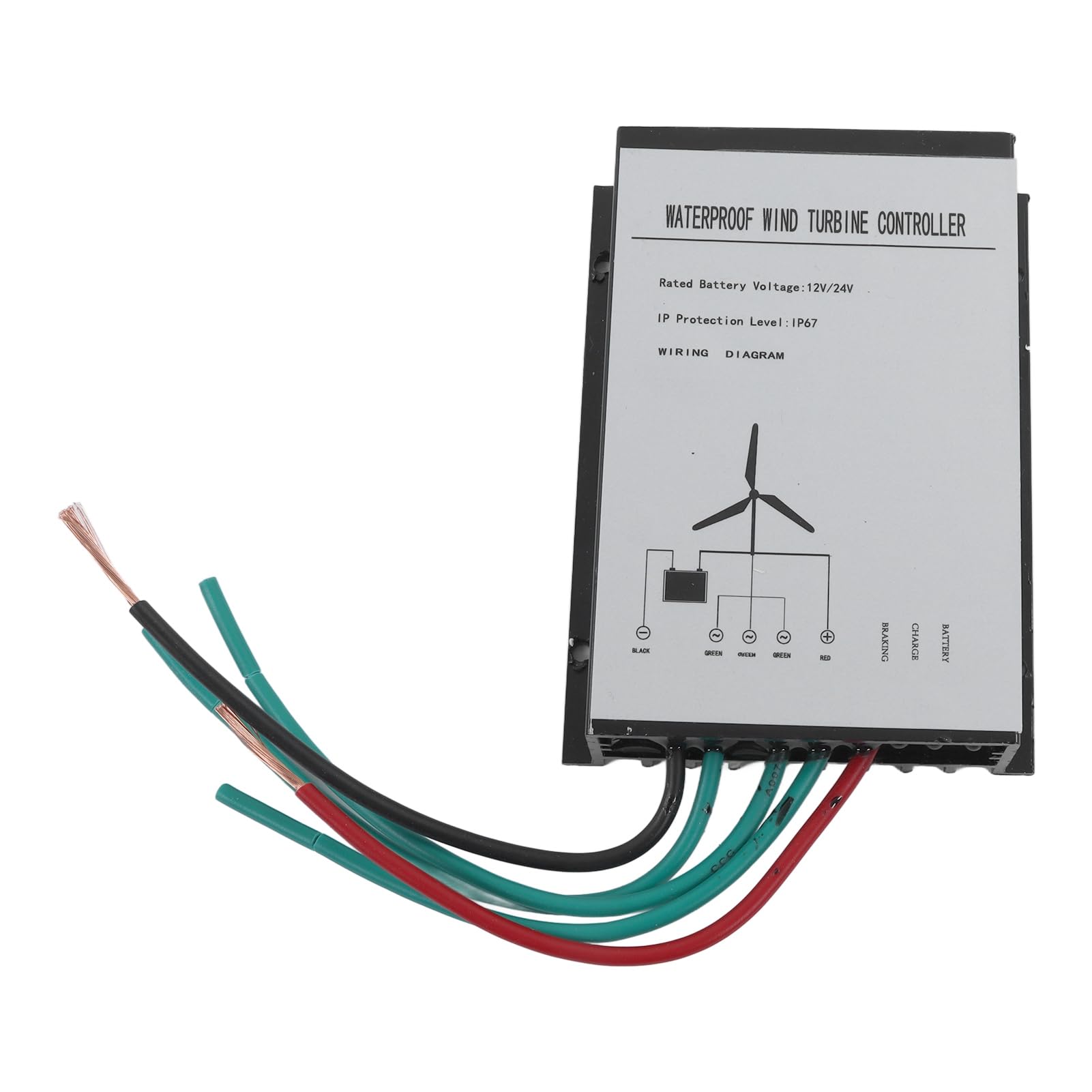 Changor Generatore Eolico da 400 W con 5 Pale (CC 12 V)