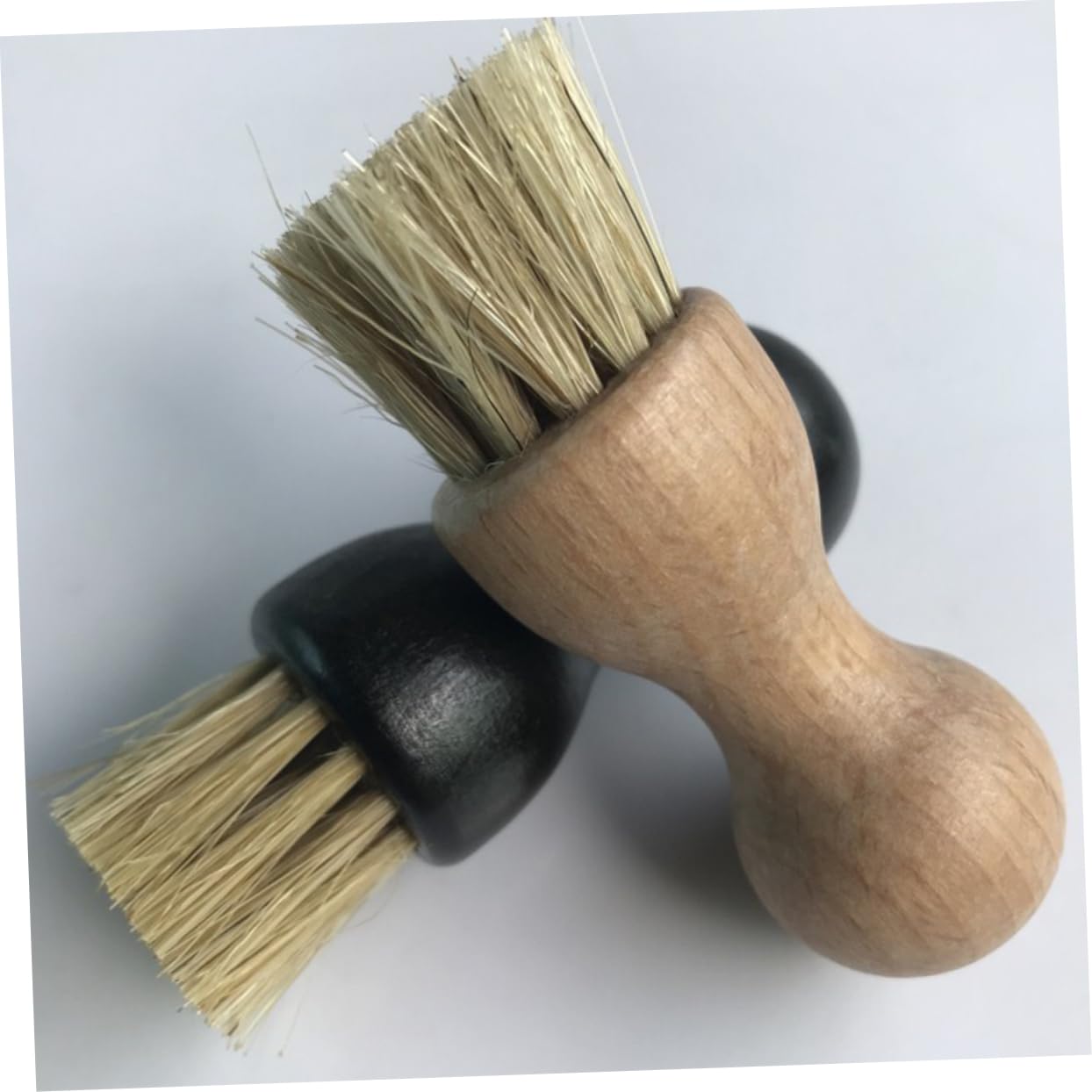 minkissy 2 Uds Cepillo para Brillo De Botas Cepillo para Zapatos De Pelo De Caballo para Botas De Gamuza Aplicadores De Zapatos para Lavar De Zapatillas