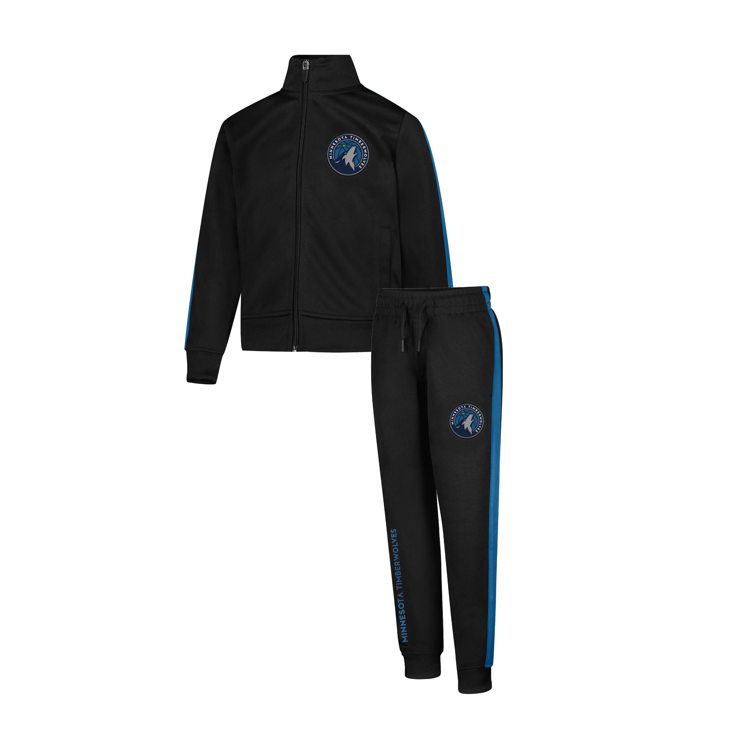 Ultra Game Conjunto de chaqueta y pantalones Active Track oficial de la NBA súper suave con cremallera completa