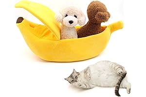 Cozy Pet Paradise Banana Dog Bed