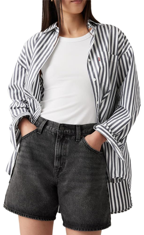 Levi's High Rise Baggy - Shorts - Mid Length Shorts - Femme