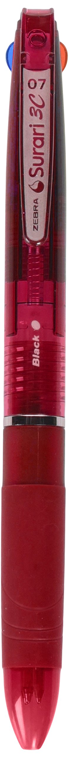 Stylo multi-couleurs Zebra Surari rose pointe moyenne 0.7 mm - 3