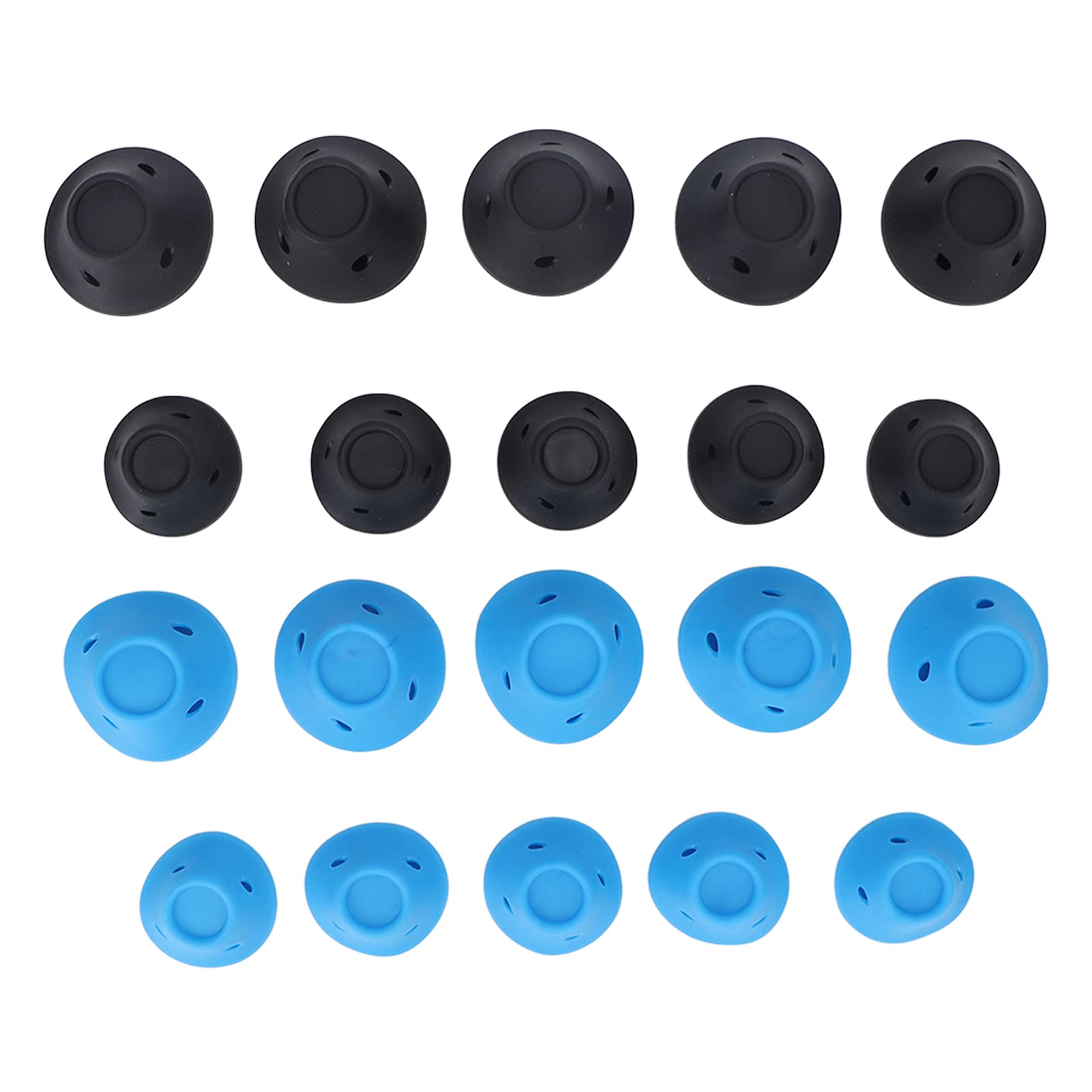 Ymiko Silicone Hair Curlers, 20pcs Mushroom Heatless DIY Self Grip Silicone Hair Curlers for Long Medium Short Hair