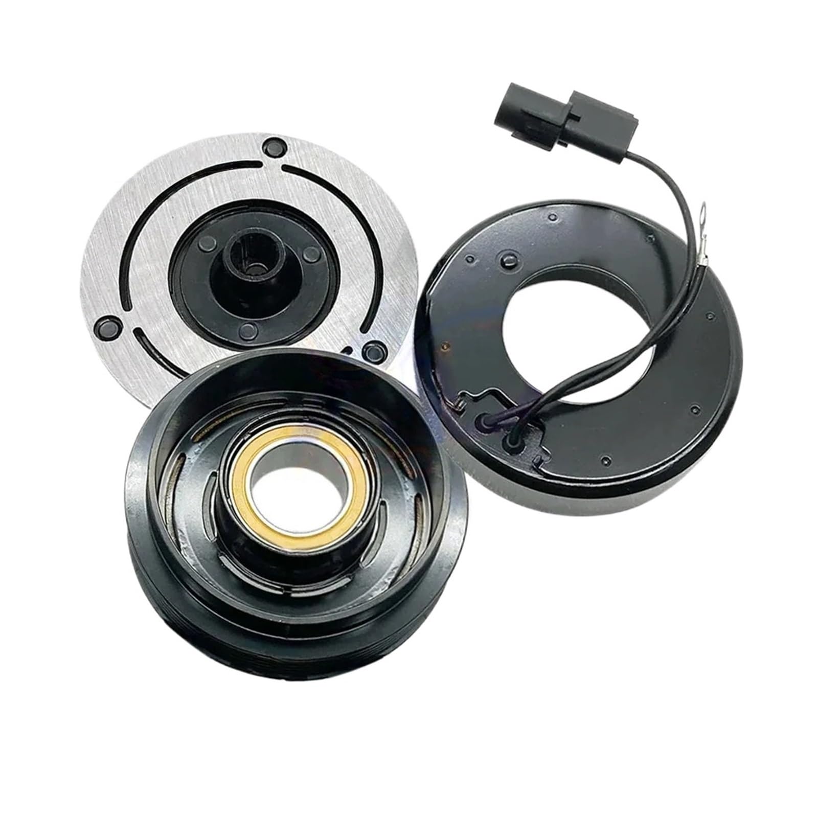 Puaywmoz Clutch Assy Ac Compressor Clutch Kit Fit For Santa Fit For Fe Ii Cm 2.2 97701-2B400 97701-2B450 977012B400 977012B450 Auto A/C Ac Compressor Clutch(Clutch Assy)