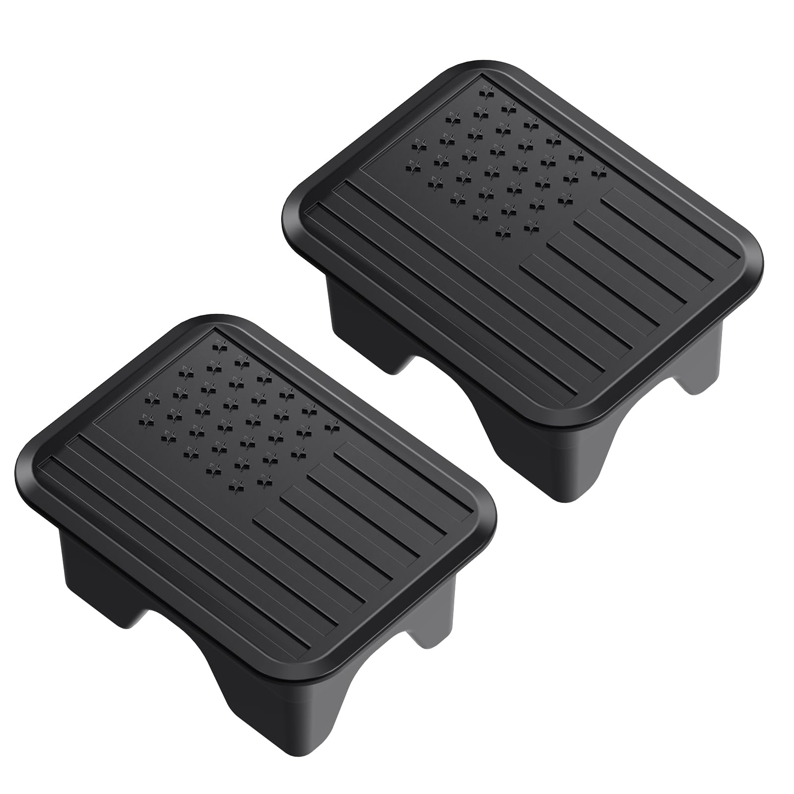 Bed Rail Stake Pocket Covers Compatible with 2019-2026 Dodge Ram 1500 2500, Rear Truck Tonneau Stake Hole Caps Plugs, Weatherproof Snow & Rust