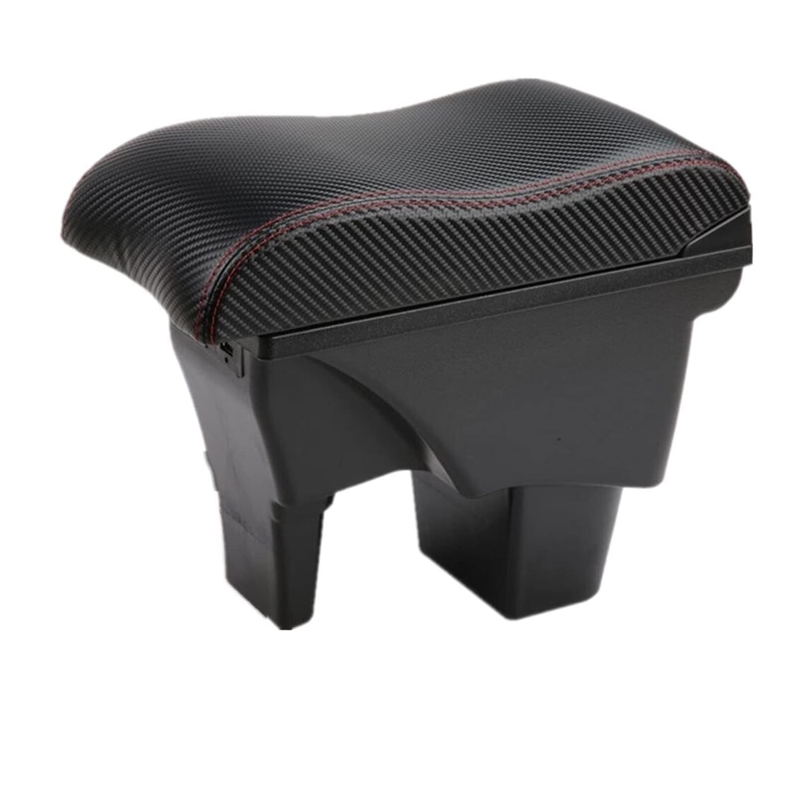 CBCLOPKLCU Centre Console For Suzuki For Vitara Armrest Storage For Box with Carbon Fiber Retrofit and USB