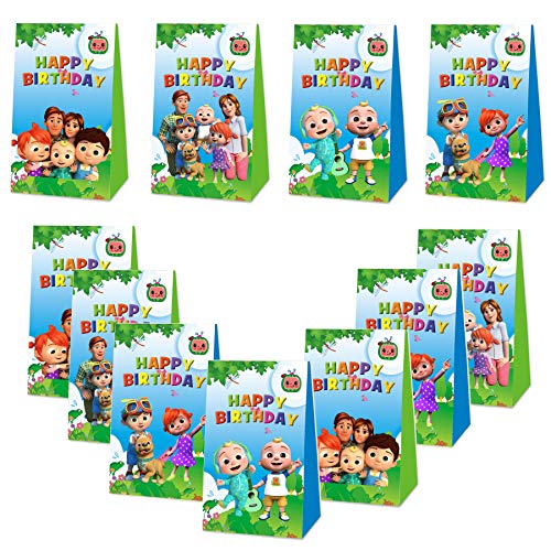 JJ Party Melon Party Gift Bags Goodie Treat Bags Magic Boys Candy Bags for JJ Party Melon Themed Decorations, Kids Adults Birthday Party Supplies