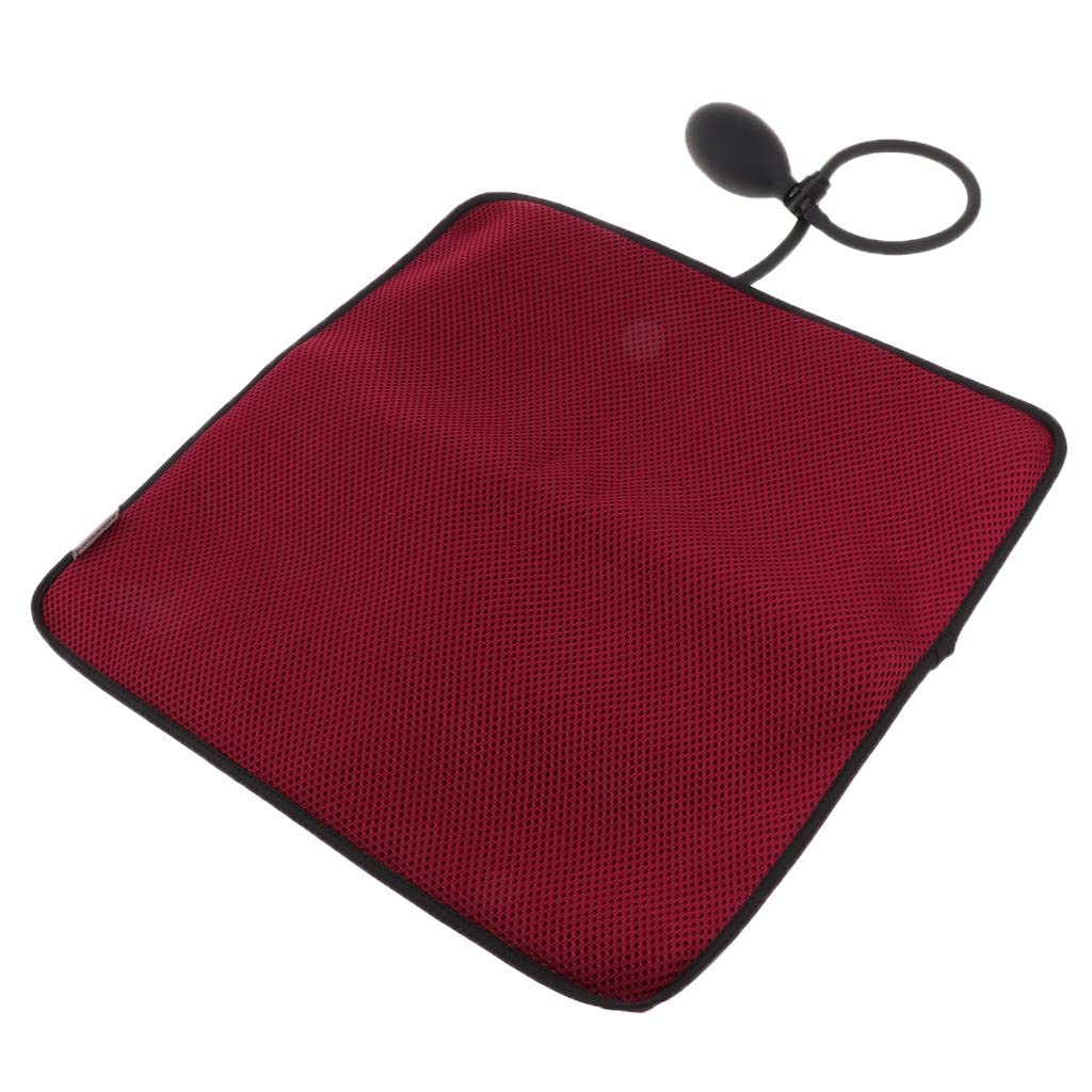 Coussin de Soutien Lombaire Gonflable et Souple - Couleurs Variées, Rose